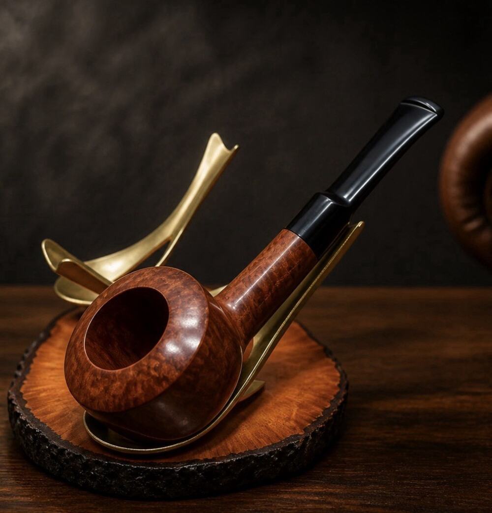 Briar Mediterranean Aged Wood Smoking Pipe Unsmoked